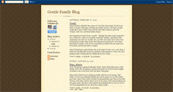 Desktop Screenshot of gentlefamily.blogspot.com