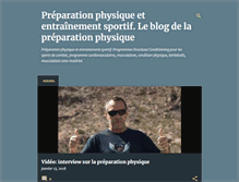 Tablet Screenshot of preparation-physique.blogspot.com