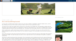 Desktop Screenshot of golfswingplanetrainer.blogspot.com