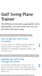 Mobile Screenshot of golfswingplanetrainer.blogspot.com