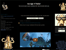 Tablet Screenshot of iceage4movietrailer.blogspot.com