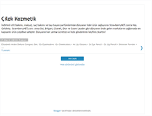 Tablet Screenshot of cilekkozmetik.blogspot.com