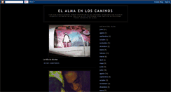 Desktop Screenshot of elalmaenloscaminos.blogspot.com