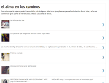 Tablet Screenshot of elalmaenloscaminos.blogspot.com