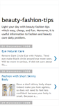 Mobile Screenshot of beautyfashion-tips.blogspot.com