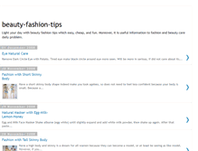 Tablet Screenshot of beautyfashion-tips.blogspot.com