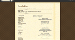 Desktop Screenshot of entrada-livre.blogspot.com