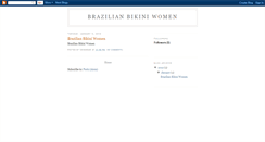 Desktop Screenshot of brazilianbikiniwomen.blogspot.com