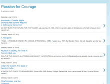 Tablet Screenshot of passionforcourage.blogspot.com