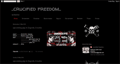 Desktop Screenshot of crucifiedfreedom.blogspot.com