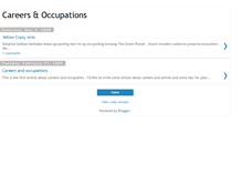 Tablet Screenshot of careers-occupations.blogspot.com