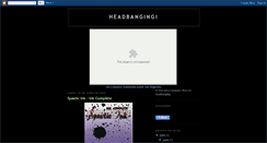 Desktop Screenshot of headbanging-metal-blog.blogspot.com