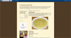 Desktop Screenshot of cocinaparalosmios.blogspot.com