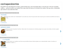 Tablet Screenshot of cocinaparalosmios.blogspot.com