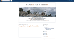Desktop Screenshot of experiencemobility.blogspot.com