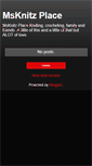 Mobile Screenshot of msknitzplace.blogspot.com