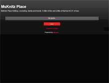 Tablet Screenshot of msknitzplace.blogspot.com