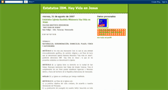 Desktop Screenshot of estatutosibmhayvidaenjesus.blogspot.com