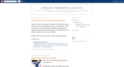Desktop Screenshot of indianpremierleaguedlf.blogspot.com