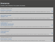 Tablet Screenshot of itinerancia.blogspot.com