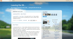 Desktop Screenshot of leavingthe99.blogspot.com