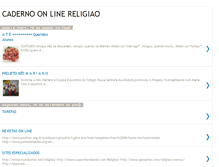 Tablet Screenshot of cadernoonlinereligiao.blogspot.com