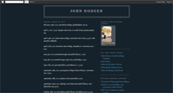 Desktop Screenshot of johnhodgen.blogspot.com