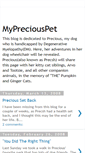 Mobile Screenshot of mypreciouspet.blogspot.com