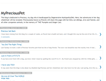 Tablet Screenshot of mypreciouspet.blogspot.com
