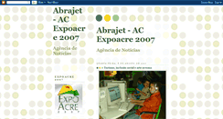 Desktop Screenshot of abrajetexpo2007.blogspot.com