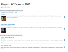 Tablet Screenshot of abrajetexpo2007.blogspot.com