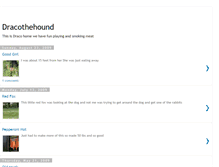 Tablet Screenshot of dracothehound.blogspot.com