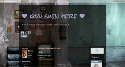 Desktop Screenshot of khaisuen-mylife.blogspot.com