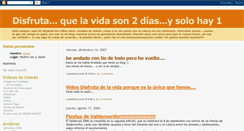 Desktop Screenshot of disfrutadelavida.blogspot.com