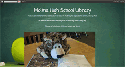 Desktop Screenshot of molinahighschoollibrary.blogspot.com