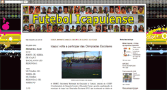 Desktop Screenshot of futebolicapuiense.blogspot.com