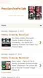 Mobile Screenshot of passionforpolish.blogspot.com
