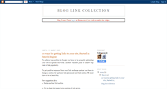 Desktop Screenshot of blog-link-collection.blogspot.com