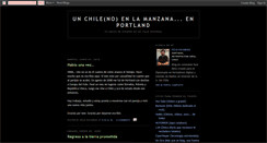 Desktop Screenshot of chilean-apple.blogspot.com