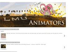 Tablet Screenshot of lmuanimators.blogspot.com