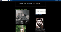 Desktop Screenshot of palabrascomplices.blogspot.com