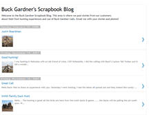 Tablet Screenshot of buckgardnercalls.blogspot.com