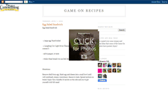 Desktop Screenshot of gameonfood.blogspot.com