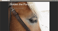 Desktop Screenshot of goldentheponygirl.blogspot.com