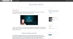 Desktop Screenshot of biosimilarity.blogspot.com