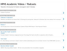 Tablet Screenshot of hpacademicpodcasts.blogspot.com