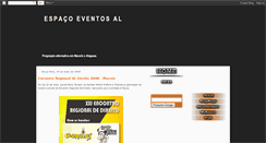 Desktop Screenshot of espacoeventosal.blogspot.com