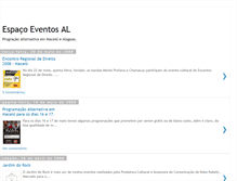 Tablet Screenshot of espacoeventosal.blogspot.com