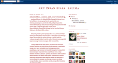 Desktop Screenshot of insanbiasasalima.blogspot.com