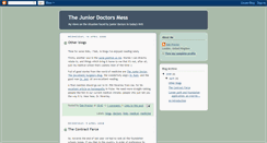 Desktop Screenshot of juniordoctorsmess.blogspot.com